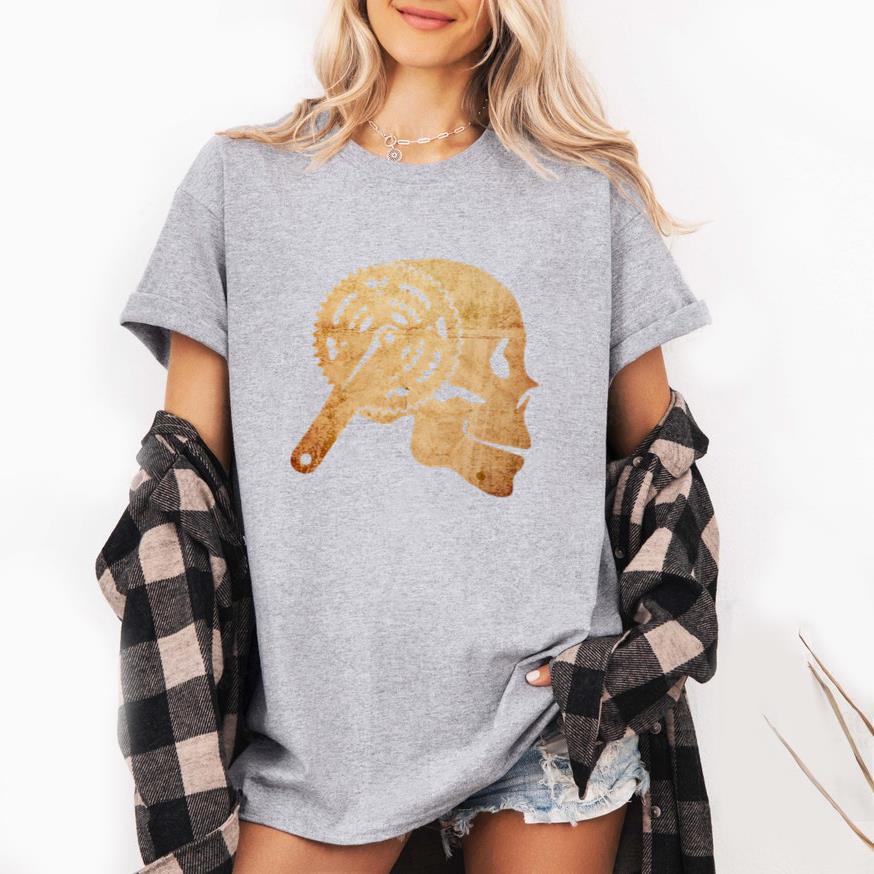 Cycling Skull Mountain Biker T-Shirt