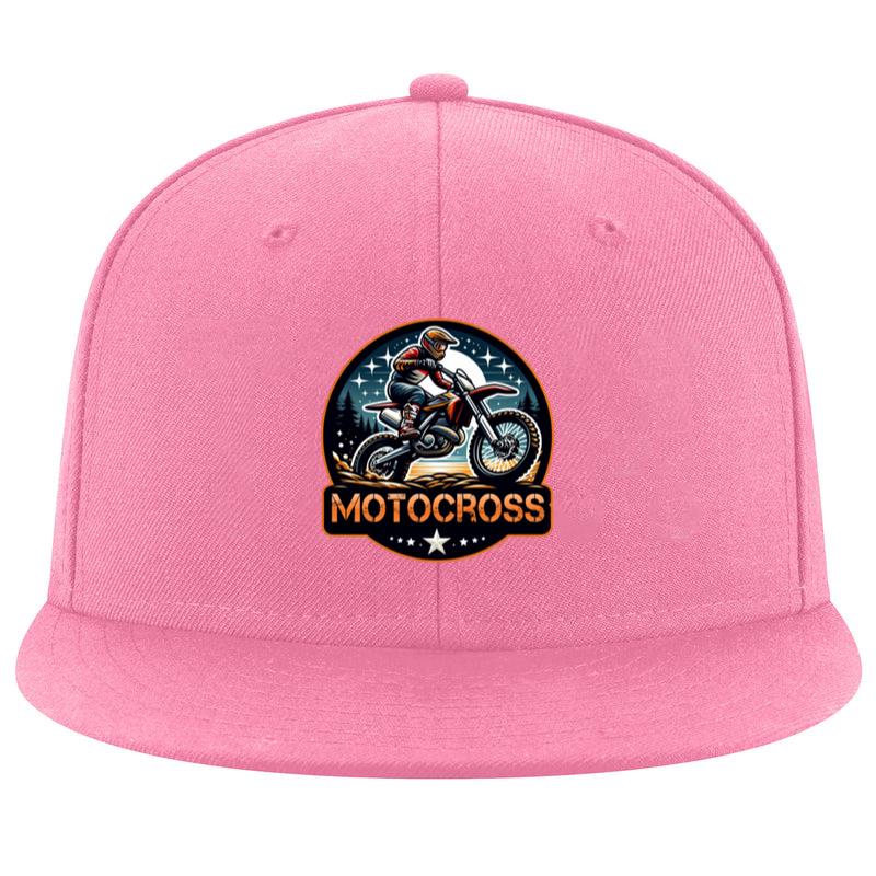 Man Motorbike Happy Minimal Cap