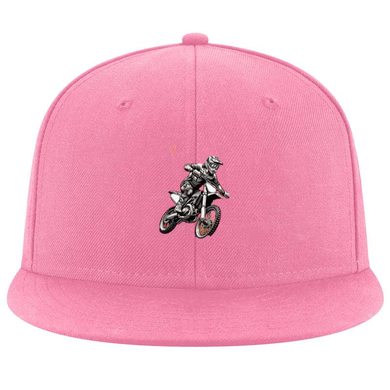 Man Motorbike Peaceful Minimal Cap