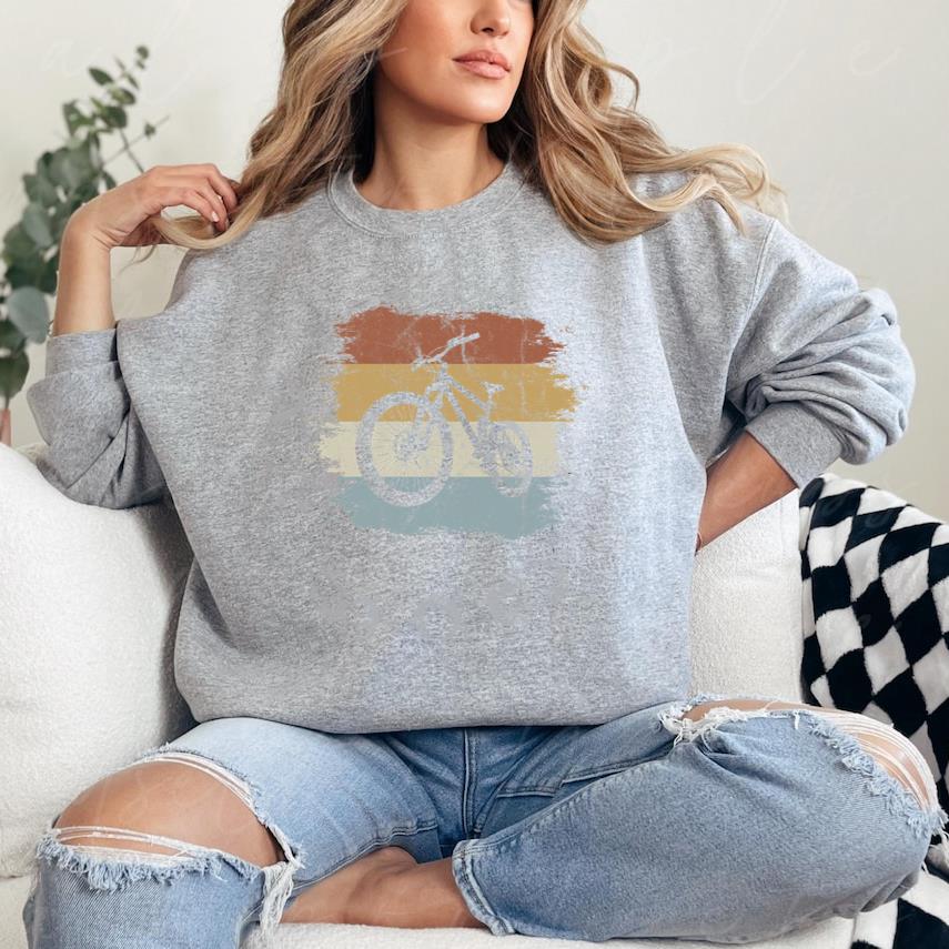Retro Eighties Cycling Mountain Bike Sweatshirt