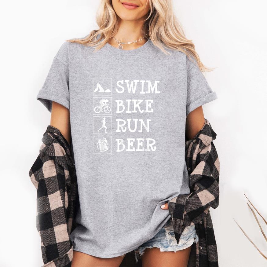 Swim Bike Run Beer T-Shirt